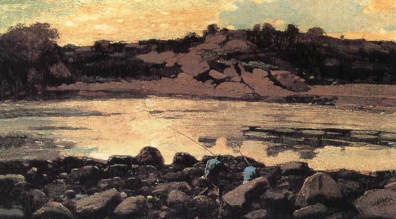 Winslow Homer Webster Bay Norge oil painting art